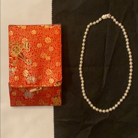 AUTH 1980s MIKIMOTO AKOYA CULTURED PEARL NECKLACE LANE CRAWFORD NECKLACE - Picture 12 of 17